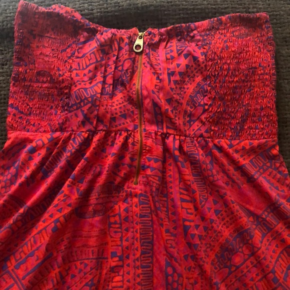 O’Neill tube dress zipper back lightweight fabric - Picture 4 of 4